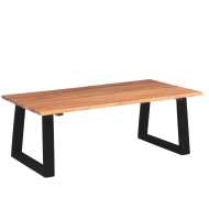 vidaXL Konferenčný stolík, masívne akáciové drevo, 110x60x40 cm - cena, porovnanie