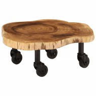 vidaXL Konferenčný stolík masívne akáciové drevo 60x55x25 cm - cena, porovnanie