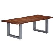 vidaXL Konferenčný stolík, nepravidelné hrany 115x60x40 cm, akácia - cena, porovnanie