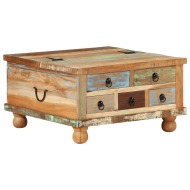 vidaXL  Konferenčný stolík, recyklované drevo 70x70x38 cm - cena, porovnanie