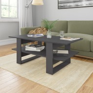 vidaXL Konferenčný stolík sivý 110x55x42 cm drevotrieska - cena, porovnanie