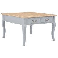 vidaXL  Konferenčný stolík, sivý 80x80x50 cm, drevo - cena, porovnanie