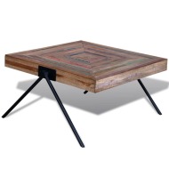 vidaXL Konferenčný stolík s nohami v tvare V, recyklované tíkové drevo - cena, porovnanie