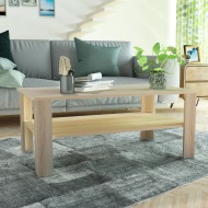vidaXL Konferenčný stolík z drevotriesky, 100x59x42 cm, dubová farba - cena, porovnanie