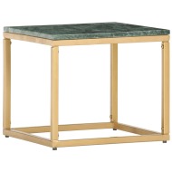 vidaXL Konferenčný stolík zelený 40x40x35 cm pravý kameň s mramorovou textúrou - cena, porovnanie