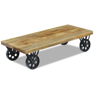 vidaXL  Konferenčný stolík z mangového dreva, 120x60x30 cm - cena, porovnanie