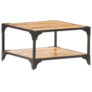 vidaXL Konferenčný stolík z mangovníkového dreva 60x60x35 cm - cena, porovnanie