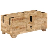 vidaXL Konferenčný stolík z mangovníkového dreva 80x40x35 cm - cena, porovnanie