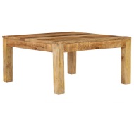 vidaXL Konferenčný stolík z mangovníkového dreva 80x80x40 cm - cena, porovnanie