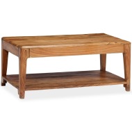 vidaXL Konferenčný stolík z masívneho dreva, 88x50x38 cm - cena, porovnanie