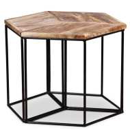 vidaXL Konferenčný stolík z masívneho mangovníkového dreva, 48x48x40cm - cena, porovnanie