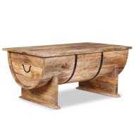 vidaXL Konferenčný stolík z masívneho mangovníkového dreva, 88x50x40cm - cena, porovnanie