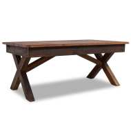 vidaXL Konferenčný stolík z masívneho recyklovaného dreva, 110x60x45 cm - cena, porovnanie