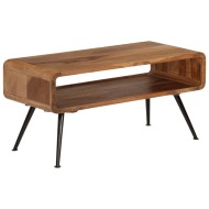 vidaXL Konferenčný stolík z masívneho sheeshamového dreva 95x40x45 cm - cena, porovnanie