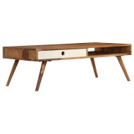 vidaXL Konferenčný stolík zo sheeshamového dreva 110x50x35 cm - cena, porovnanie