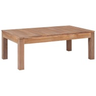 vidaXL Konferenčný stolík z teakového dreva prírodný vrch 110x60x40 cm - cena, porovnanie