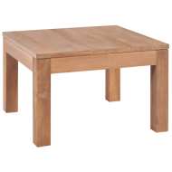 vidaXL Konferenčný stolík z teakového dreva prírodný vrch 60x60x40 cm - cena, porovnanie