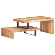 vidaXL 2-dielna sada konferenčných stolíkov masívne akáciové drevo - cena, porovnanie