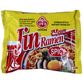 Ottogi Instantné rezance JIN Ramen pálivé 120g