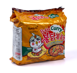 Samyang Instantná štipľavá kuracia polievka buldak curry 5x140g