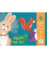 Djeco Puzzle Duo Pohyblivé zvieratka - cena, porovnanie