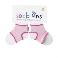 Sock Ons Baby Pink