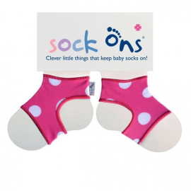 Sock Ons Pink Spots
