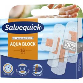 Salvequick Aqua Block Náplasť urýchľujúca hojenie 16ks