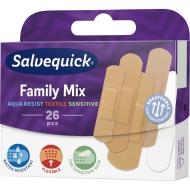 Salvequick Family Mix Sada rodinných náplastí 26ks - cena, porovnanie