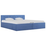 vidaXL  Hydraulický posteľný rám+úložný priestor, látka 160x200 cm - cena, porovnanie