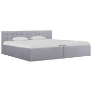 vidaXL  Hydraulický posteľný rám+úložný priestor, látka 180x200 cm - cena, porovnanie