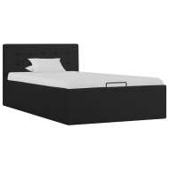 vidaXL  Hydraulický posteľný rám+úložný priestor, látka 100x200 cm - cena, porovnanie