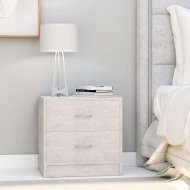 vidaXL Nočné stolíky 2 ks, betónovo sivé 40x30x40 cm, drevotrieska - cena, porovnanie