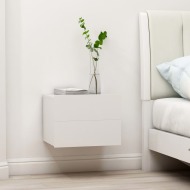 vidaXL Nočné stolíky 2 ks, biele 40x30x30 cm, drevotrieska - cena, porovnanie