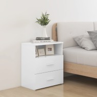 vidaXL Nočné stolíky 2 ks biele 50x32x60 cm - cena, porovnanie
