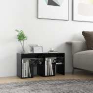vidaXL Nočné stolíky 2 ks, čierne 40x30x40 cm, drevotrieska - cena, porovnanie