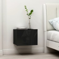 vidaXL Nočné stolíky 2 ks, lesklé čierne 40x30x30 cm, drevotrieska - cena, porovnanie