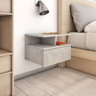 vidaXL Nástenný nočný stolík betónovo-sivý 40x31x27 cm drevotrieska - cena, porovnanie