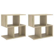 vidaXL Nočné stolíky 2 ks dub sonoma 50x30x51,5 cm drevotrieska - cena, porovnanie