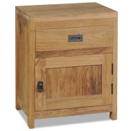 vidaXL Nočný stolík, masívne teakové drevo, 40x30x50 cm, - cena, porovnanie