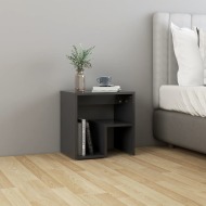 vidaXL  Nočný stolík, sivý 40x30x40 cm, drevotrieska - cena, porovnanie
