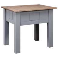 vidaXL Nočný stolík, sivý 50,5x50,5x52,5 cm, borovica Panama Range - cena, porovnanie