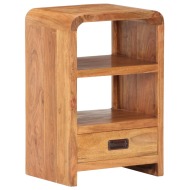 vidaXL Nočný stolík 40x30x60cm masívne akáciové a sheeshamové drevo - cena, porovnanie
