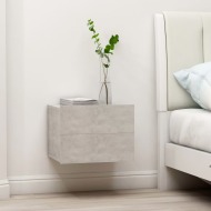 vidaXL  Nočný stolík, betónovo sivý 40x30x30 cm, drevotrieska - cena, porovnanie