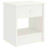 vidaXL Nočné stolíky biele 35x30x40 cm borovicový masív - cena, porovnanie
