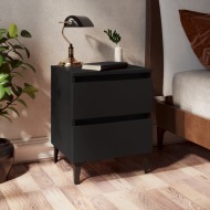 vidaXL Nočný stolík čierny 40x35x50 cm drevotrieska - cena, porovnanie