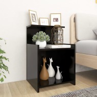 vidaXL Nočný stolík čierny 40x35x60 cm drevotrieska - cena, porovnanie