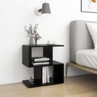 vidaXL Nočný stolík čierny 50x30x51,5 cm drevotrieska - cena, porovnanie