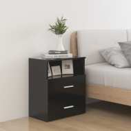 vidaXL Nočný stolík čierny 50x32x60 cm - cena, porovnanie