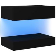 vidaXL Nočný stolík čierny 60x35 cm drevotrieska - cena, porovnanie